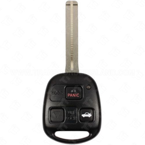 1998 - 2001 Lexus ES300 SC300 SC400 Long Blade Remote Head Key-Panic / Triangle / Trunk