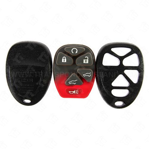 GM New Style Keyless Entry Remote Shell and Rubber Pad 6B Hatch / Hatch Glass / Remote Start
