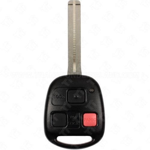 1998 - 2000 Lexus LX470 Long Blade Remote Head Key - Dot / Nothing / Pink Panic