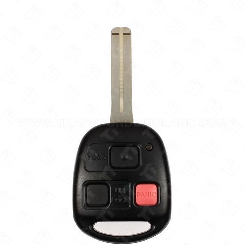 2001 - 2002 Lexus LX470 Short Blade Remote Head Key - Dot / Nothing / Pink Panic