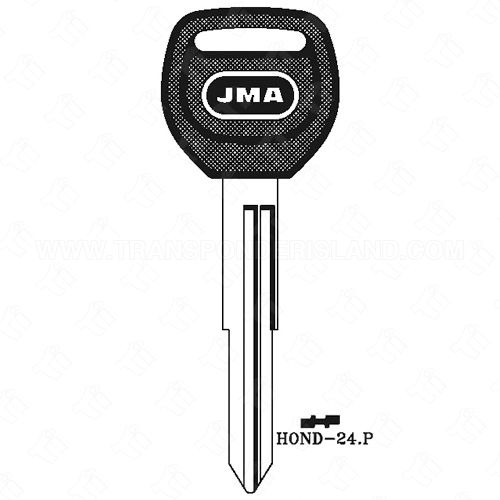 JMA Honda Motorcycle Double Sided 8 Cut Plastic Head Key Blank HOND-24.P HD109P