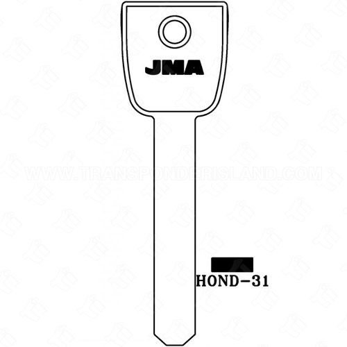 JMA Honda High Security Service Key HO01-SVC