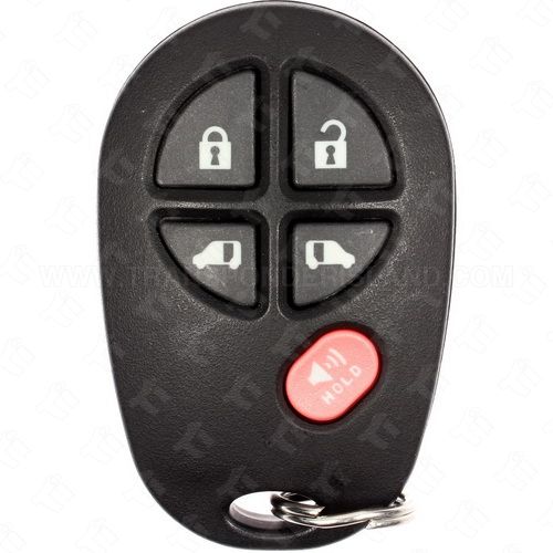 2004 - 2020 Toyota Sienna 5 Button Keyless Entry Remote - GQ43VT20T