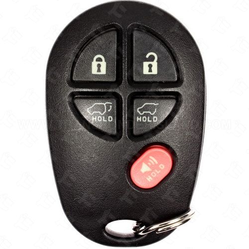 2007 - 2012 Toyota Highlander Keyless Entry Remote 5B Hatch / Hatch Glass - GQ43VT20T