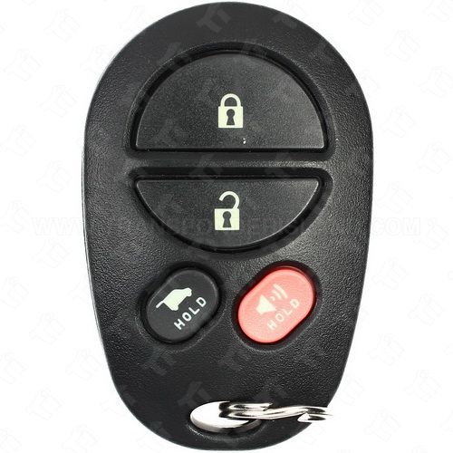 2008 - 2017 Toyota Sequoia Keyless Entry Remote - 4B Hatch GQ43VT20T