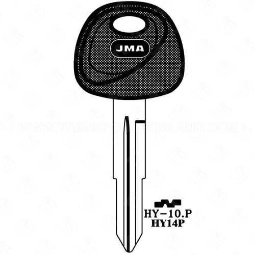 JMA Hyundai 8 Cut Plastic Head Key Blank HY-10.P X236 HY14P