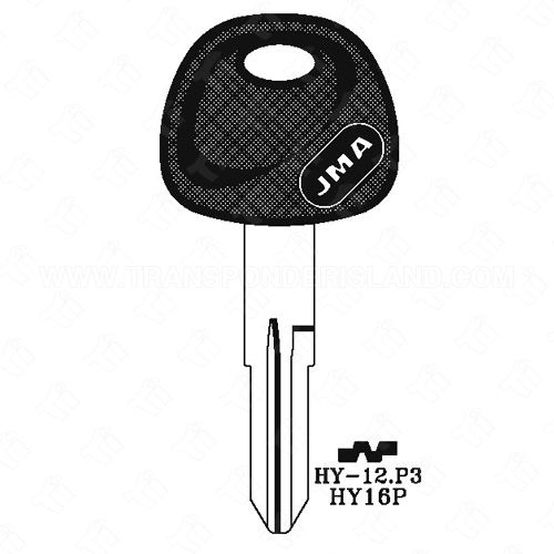 JMA Hyundai Kia 10 Cut Plastic Head Key Blank HY-12.P HY16P