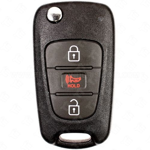 2012 - 2013 Kia Sportage Remote Flip Key 3B Gen 1 - NYOSEKSAM11ATX (SL) - High Security