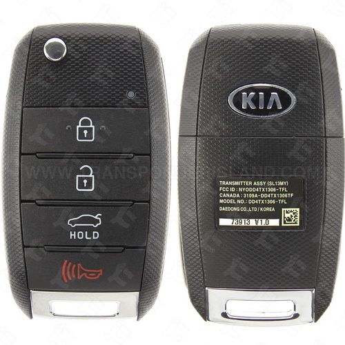 2014 - 2015 Kia Optima Remote Flip Key 4B Trunk Gen 2 - NYODD4TX1306-TFL (TF F/L) - KK10