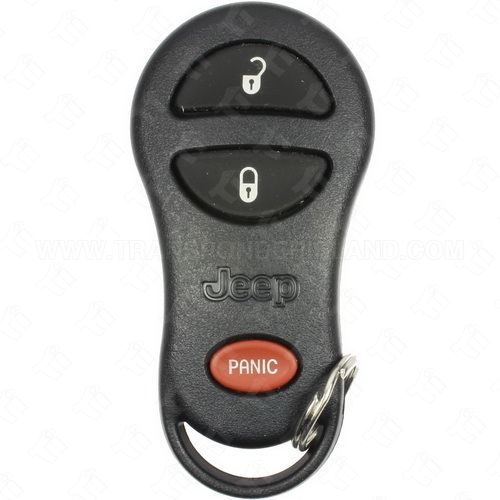 PRE-OWNED 1999 - 2004 Jeep Grand Cherokee Black Keyless Entry Remote 3B - GQ43VT9T