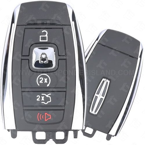 2017 - 2021 Lincoln 2-Way PEPS Smart Key - 5 Button Trunk / Remote Start 902 Mhz