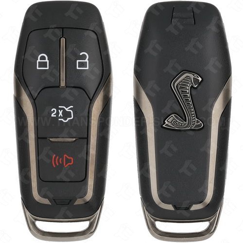 Strattec 2015 - 2017 Ford Mustang 1 Way Smart Key 4B Trunk M3N-A2C31243800 - Cobra Logo - 5928966 164-R8143