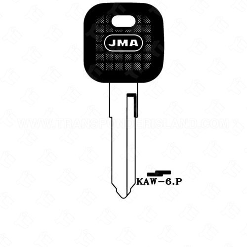 JMA Kawasaki Motorcycle Double Sided 6 and 7 Cut Plastic Head Key Blank KAW-6.P KW14P