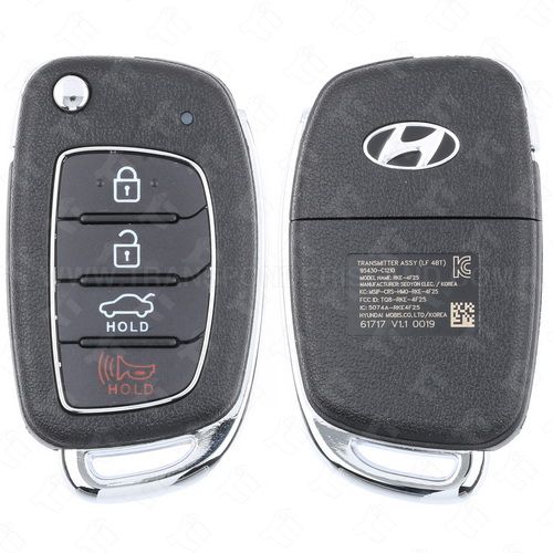 2017 - 2020 Hyundai Sonata Remote Flip Key 4B Trunk - TQ8-RKE-4F25 (LF 4BT) - LXP90