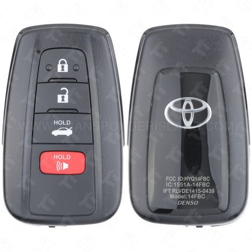 2018 - 2024 Toyota Camry Smart Key 4B Trunk - HYQ14FBC HYQ14FLA 89904-06200