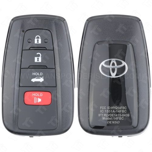 2018 - 2024 Toyota Camry Smart Key 4B Trunk - HYQ14FBC/ HYQ14FLA 89904-06220