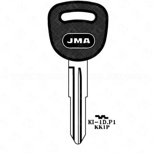 JMA Kia Double Sided 8 Cut Plastic Head Key Blank KI-4D.P1 KK1P KI-1D.P1