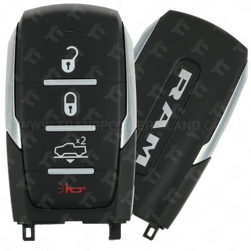 2019 - 2024 Ram 1500 Pickup Smart Key 4B Air Suspension - OHT-4882056 - 433 MHz - Satin Sides 68291688AD