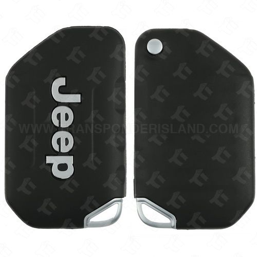 2018 - 2024 Jeep Wrangler Unlimited Smart Flip Key (No Buttons) - OHT1130261 SIP22 FIAT Keyway 68416785AA