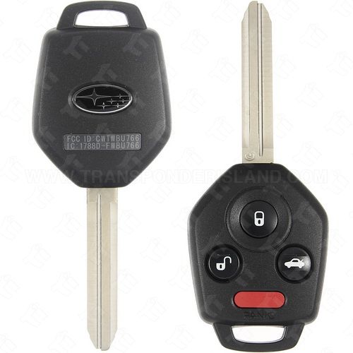 2012 - 2019 Subaru Remote Head Key - CWTWBU766 - Subaru G Chip - Canada 57497-FJ031