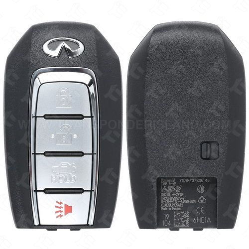 2020 - 2022 Infiniti Q50 Q60 Smart Key 4B Trunk - KR5TXN7 285E3-6HE1A