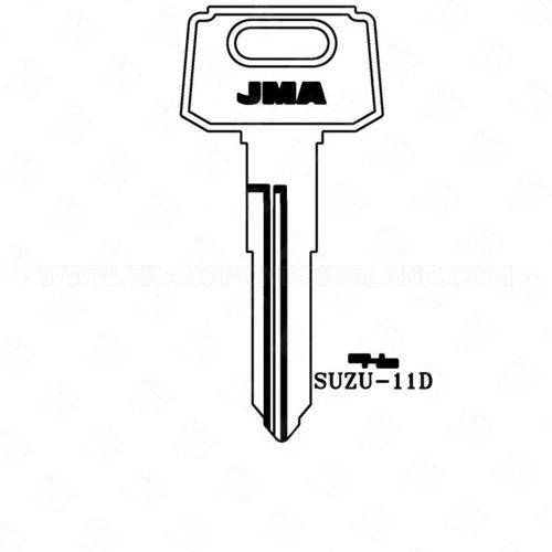 JMA Suzuki Motorcycle Double Sided 6 and 7 Cut Key Blank SUZU-11D SUZ12