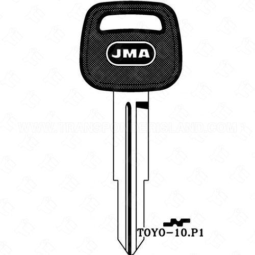 JMA Toyota 8 Cut Plastic Head Key Blank TOYO-10.P1 TR39P