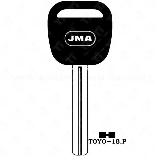 JMA Lexus and Kia High Security Plastic Head Key Blank TOYO-18.P LXP90P