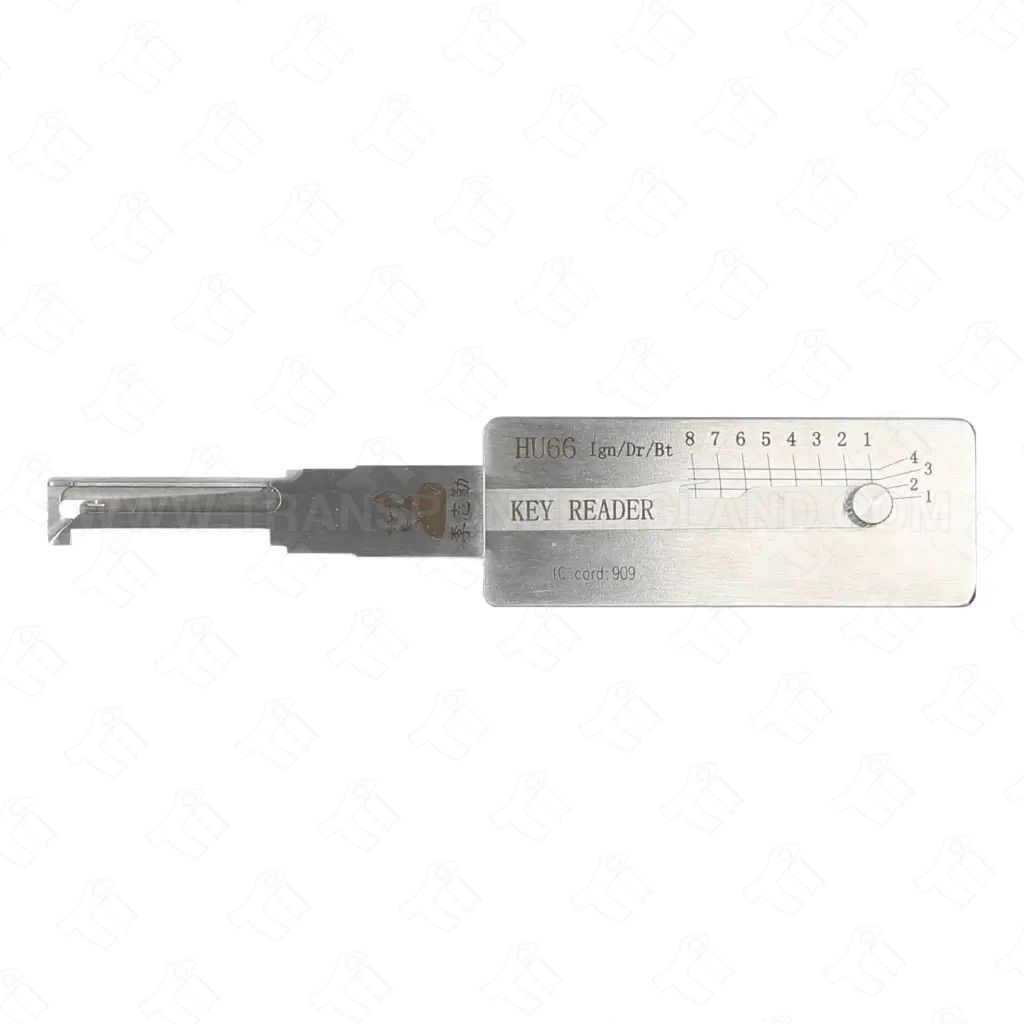 Original Lishi Volkswagen Audi High Security Decoder HU66