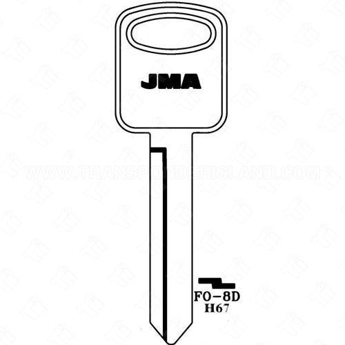 [TIK-JMA-FO8D] JMA Ford 10 Cut Key Blank FO-8D H67