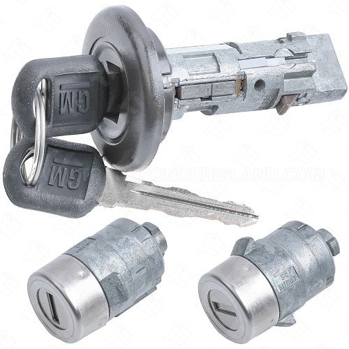 [TIL-STR-7012945] Strattec GM Ignition / Door Lock Set Coded - 7012945