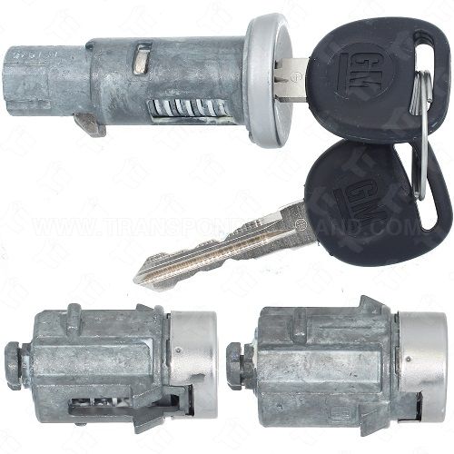 [TIL-STR-7024636] Strattec GM Circle Plus Ignition and Door Lock Kit Coded - 7024636