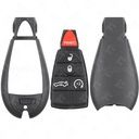 Chrysler Dodge Jeep Fobik Shell and Rubber Pad - 5B Trunk or Hatch / Remote Start - IYZ-C01C