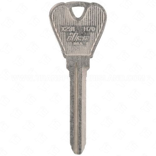 ILCO X231 H70 FO12 Ford Key Blank for Automotive Locksmiths