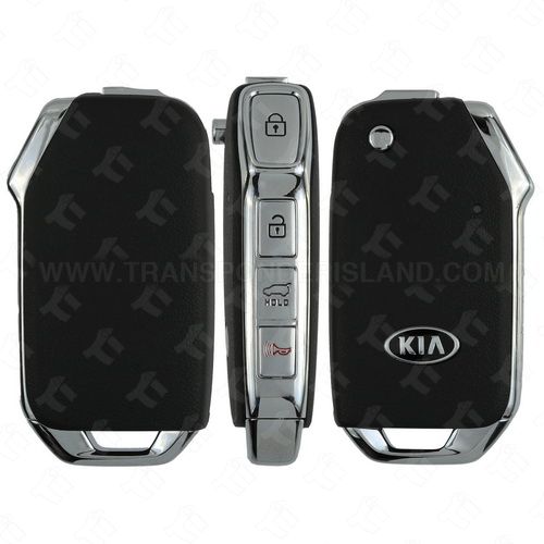 [TIK-KIA-132] 2021 Kia Sportage Remote Flip Key 4B Hatch - TQ8-RKE-4F42 - 433 MHz - KK10