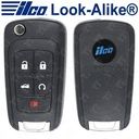 Ilco GM Smart Flip Key 5B Trunk / Starter - Replaces OHT01060512 - PRX-GM-5B1