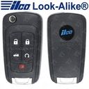 Ilco GM Smart Flip Key 5B Trunk / Starter - Replaces OHT05918179 - PRX-GM-5B1 / FLIP-GM-5B3HS