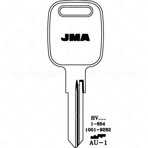 [TIK-JMA-AU1] JMA Audi Key Blank AU-1 AD1