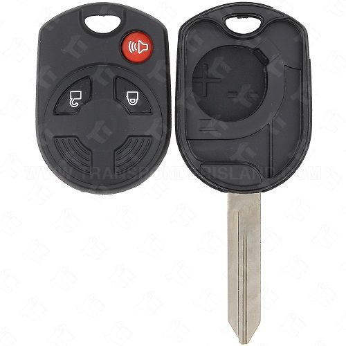 [TIK-FOR-79] Ford Lincoln Mazda Mercury 3 Button Old Style Remote Head Key Shell - H75 Keyway