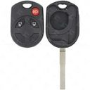 Ford 3 Button Old Style Remote Head Key Shell - HU101 Keyway