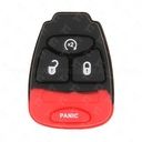 Chrysler Dodge Jeep Remote Head Key Rubber Pad 4B Remote Start - Small Panic