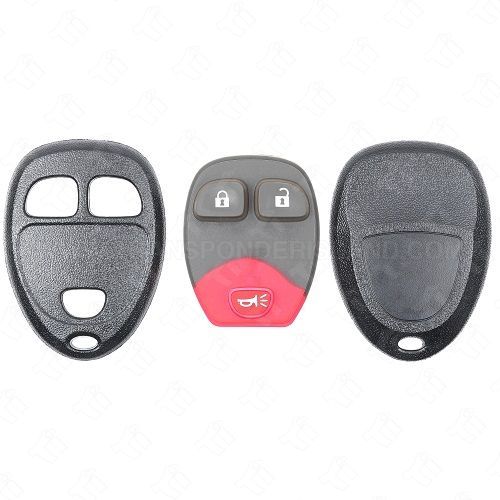 [TIK-GM-114] GM Keyless Entry Remote Shell with 3B for OUC60270 OUC60221