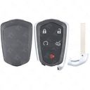 2014 - 2019 Cadillac Smart Key Shell Case 5B Trunk / Remote Start with Emergency Key