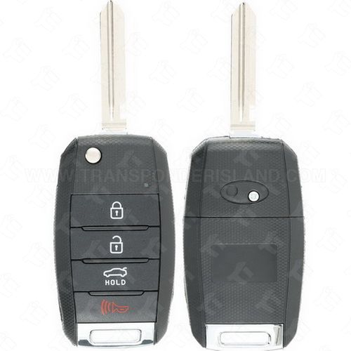 [TIK-KIA-100] Kia Flip Key Shell Case 4B Trunk with HY15 Blade
