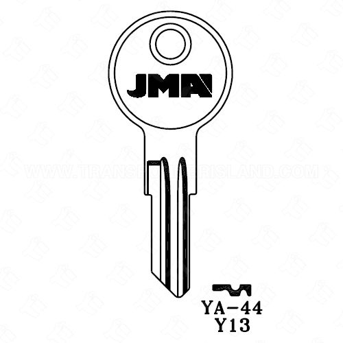 [TIK-JMA-YA44] JMA Y13 Key Blank YA-44 Y13