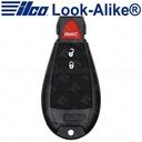 Ilco Chrysler Dodge Jeep Fobik Key 3B - Replaces IYZ-C01C - POD-LAL-3B1