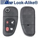 Ilco 2000 - 2009 Jaguar Flip Key Replaces KR55WK49308 - FLIP-JAG-4B1