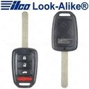 Ilco Honda Accord Civic Remote Head Key 4B Trunk - Replaces MLBHLIK6-1TA - RHK-HON-4B8