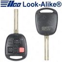 Ilco Lexus RX300 Remote Head Key - Replaces NI4TMTX-1 - RHK-LEXUS-3B5