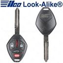 Ilco Mitsubishi Eclipse Galant Remote Head Key 4B - Replaces OUCG8D-620M-A - RHK-MITS-4B1